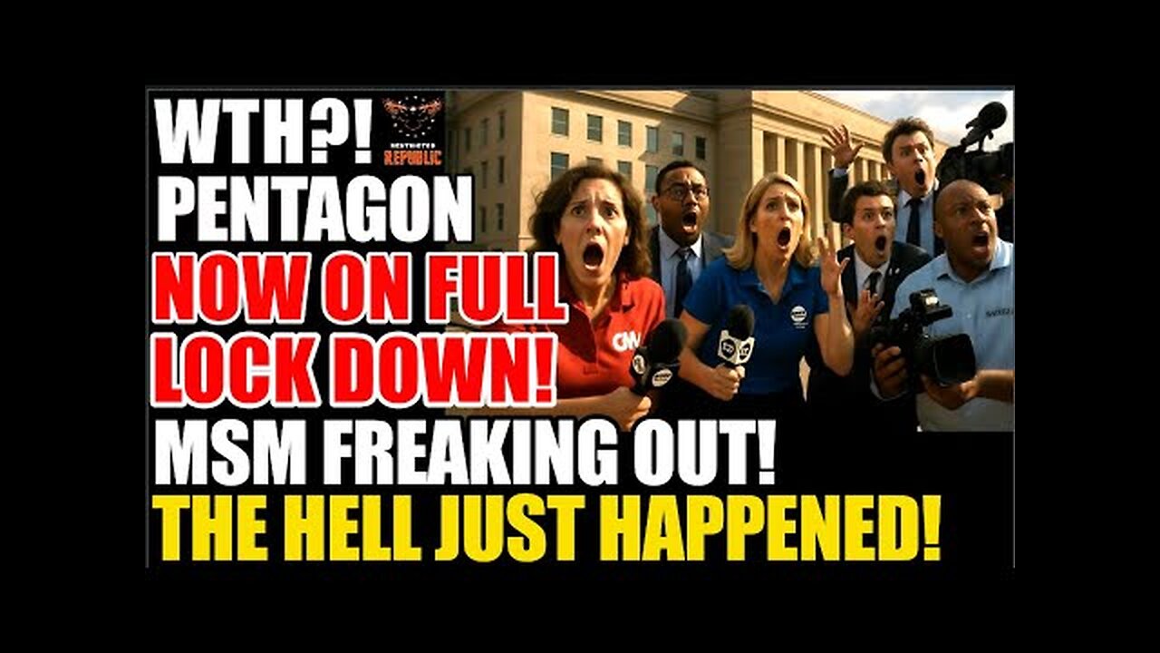 LOCKED OUT! Pentagon Goes Full Lock Down! MSM SHOCKED By What The Hell Just Happened!