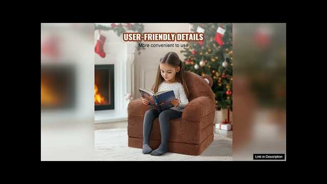 VEVOR Kids Couch 2-in-1 Toddler Chairs Comfy Toddler Couch Sofa Bed Fold Review