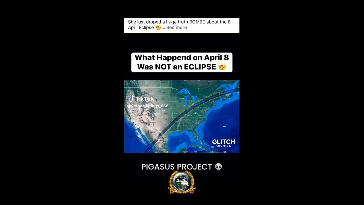 What Happened On April 8 2024 Was Not An Eclipse But Project Pegasus