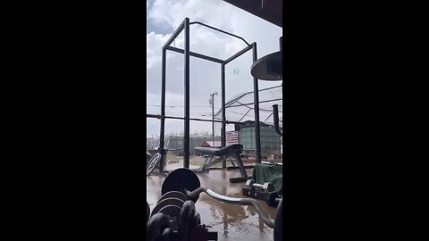 Serious About Working Out! Arizona Rain!