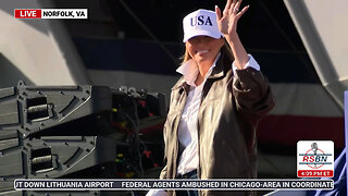 WATCH: First Lady Melania Trump Delivers Remarks to Energize the U.S. Navy - 10/5/25