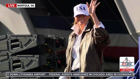 WATCH: First Lady Melania Trump Delivers Remarks to Energize the U.S. Navy - 10/5/25