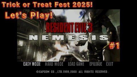 Let's Play! Resident Evil 3 Nemesis Seamless HD Mod! Part 1 Bullets for Jill Valentine