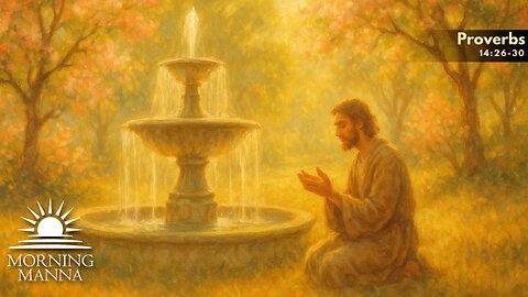 Morning Manna - October 20, 2025 - Proverbs 14:26-30 - Fortress, Fountain, and Heart