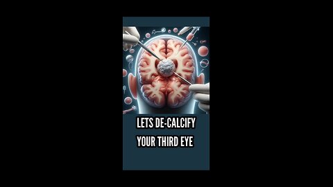 Let's decalcify your third eye. #holistichealth #holistichealing