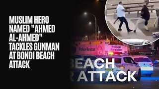 Muslim Hero Named "Ahmed Al-Ahmed" Tackles Gunman At Bondi Beach Attack