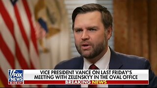 JD Vance Looks Back At Zelensky's Oval Office Outburst