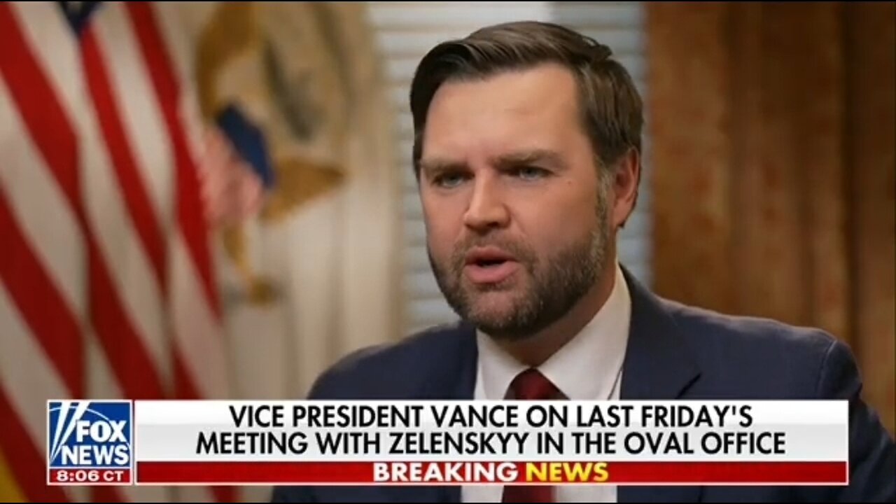 JD Vance Looks Back At Zelensky's Oval Office Outburst