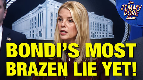 Pam Bondi’s STUNNING Shamelessness Over Epstein Files!