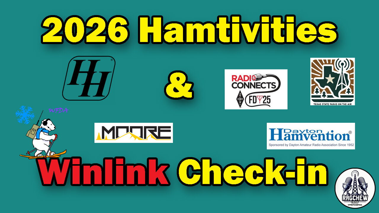 Hamtivities in 2026 & Winlink Check in! - Sunday Night Ragchew - Ep. 102