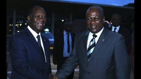 JOHN DRAMANI MAHAMA À ABIDJAN, LUNDI 3 MARS 2025, POUR SALUER LE MEILLEUR AMI DE NANA AKUFO-ADDO.