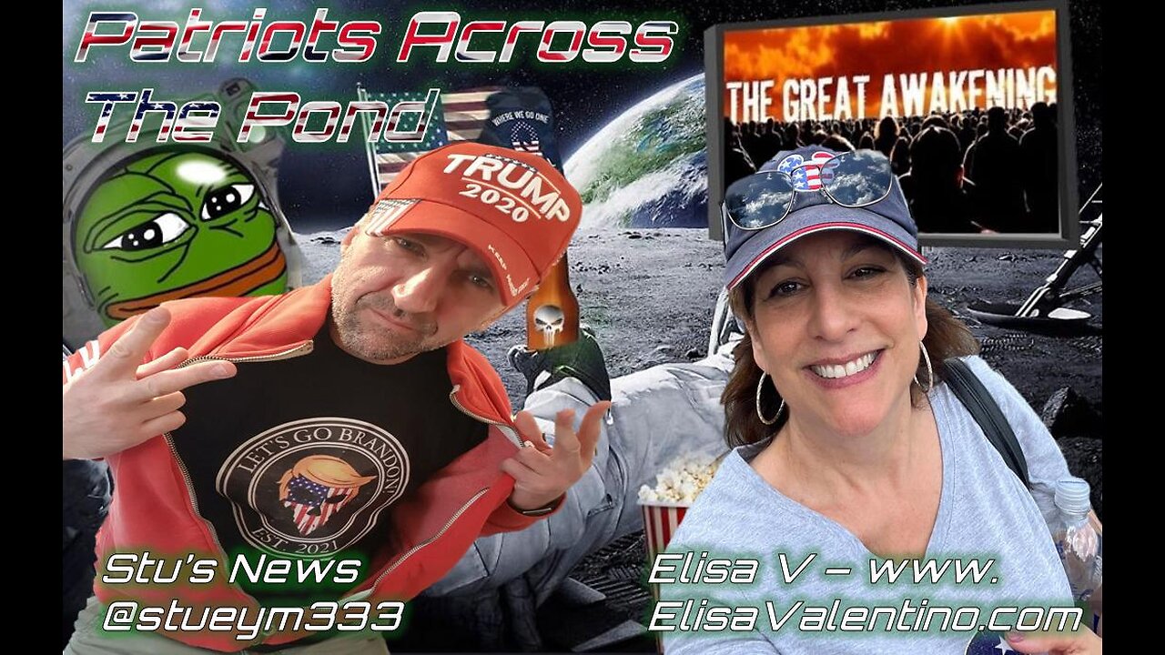 Patriots Across The Pond Weekly Show LIVE with Elisa V and Stu's News