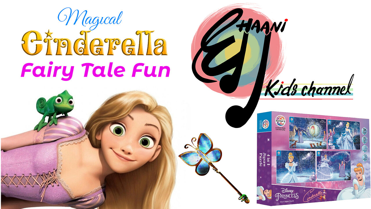 Magical Cinderella Puzzle Game | Fairy Tale Fun on Dhaani Kids!