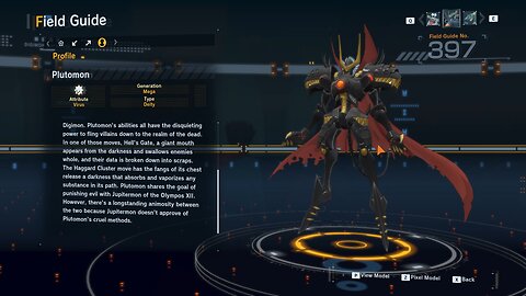 plutomon all digivolution/de-digivolution/profile Digimon Story Time Stranger