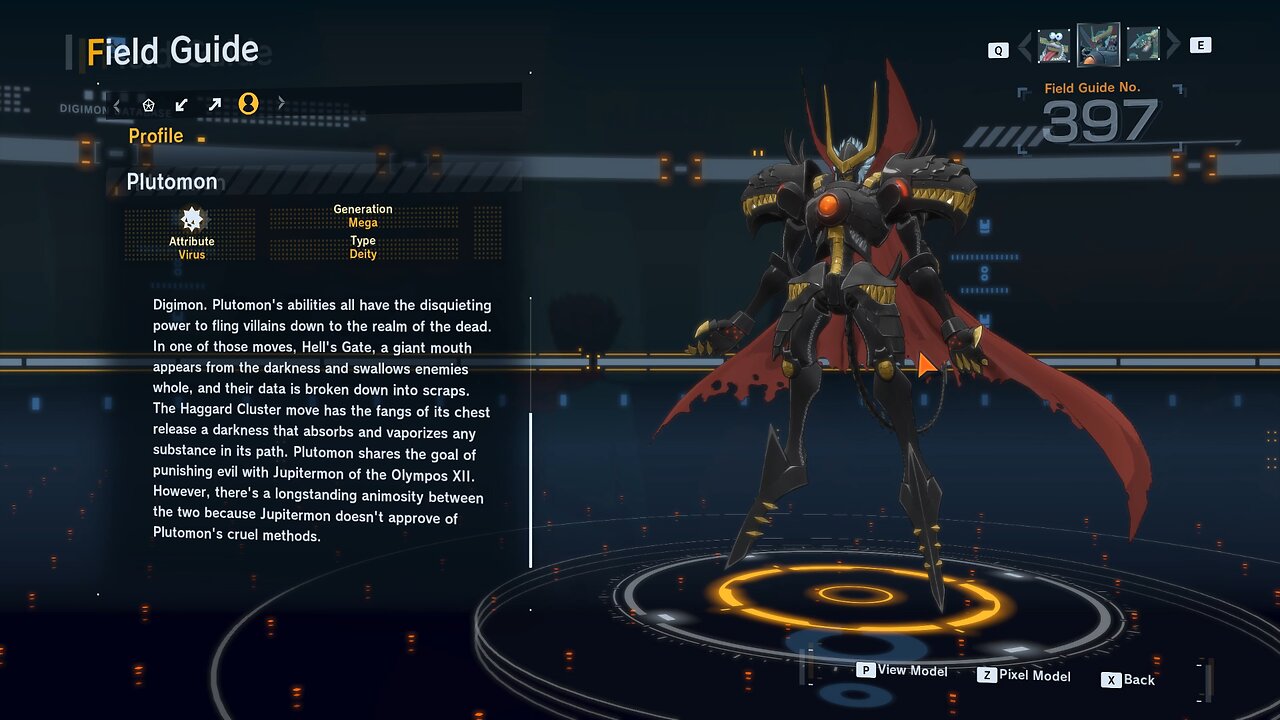 plutomon all digivolution/de-digivolution/profile Digimon Story Time Stranger