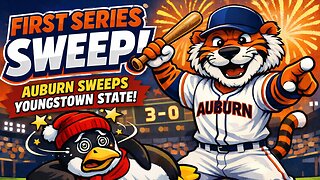 Auburn Baseball SWEEPS Youngstown State to Open 2026 Season | Tigers Start 3-0! 🧹⚾