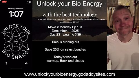 Time is running out, Move it Monday Ep 131 December 1, 2025