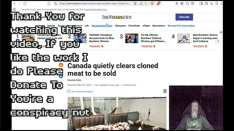 Canada joins the list of Countries that refuse to inform people about cloned meat being sold