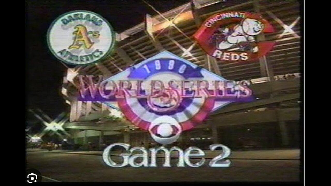 Oakland Athletics at Cincinnati Reds, 1990 World Series Game 2, October 17, 1990
