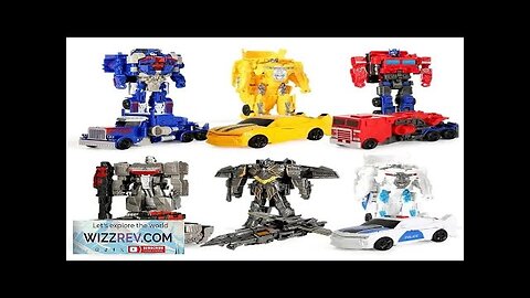 Transformation Car Anime Robot Model One Step Deformation Robot Toy Kid Puzzle Review