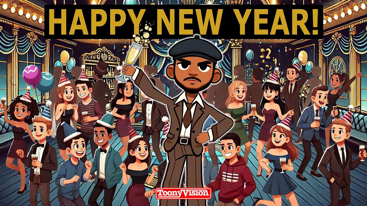 New Year Cartoon Song Skit ToonyVision