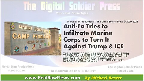ANTIFA Tries to Infiltrate Marine Corps to Turn it Against Trump and ICE