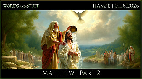 Matthew - Part 2: A Simple Servant | Words and Stuff
