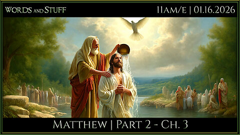 Matthew - Part 2: A Simple Servant | Words and Stuff