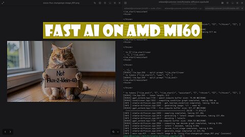Local AI Image Generation On AMD Instinct MI60 And Fedora 43