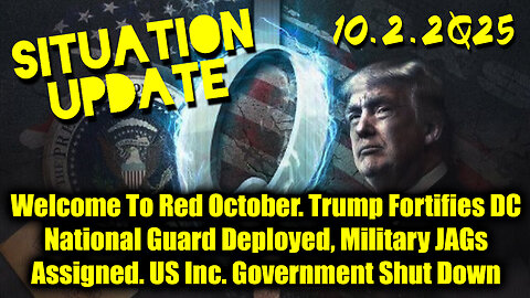 10-2-25-AT-12PM-CST-00T-EST #TRUTH. US Inc. Government Shut Down