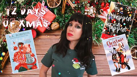 VLOGMAS | 12 Days of Christmas Books | erotica, bizarro, paranormal romance