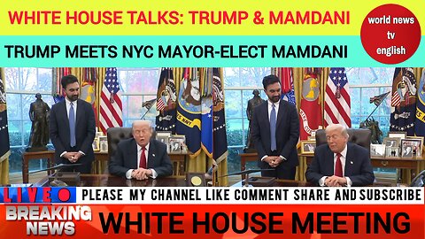Mayor-Elect Mamdani Meets President Trump in D.C.