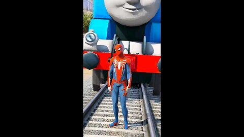 GTA V Shiva Saving Spider-Man Vs Thomas