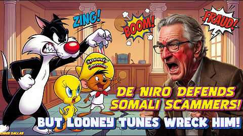 De Niro Defends Somali Scammers But Looney Tunes Wreck Him! Speedy Gonzales Destroys De Niro!