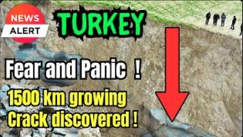 Frightening discovery under Turkey: Crack growing & spreading: Scientists Scary warning ~ By On the Pulse with Silki