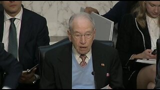 A Change Is Desperately Needed At DOJ: Sen Chuck Grassley