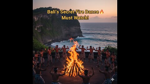 Kya Aapne Bali Ka Secret Fire Dance Dekha? 🔥 #KecakDance”