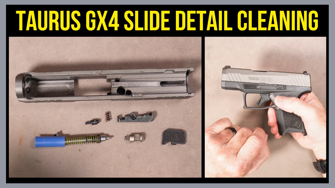 Taurus GX4 Slide Disassembly & Cleaning. Easy to Follow Steps!