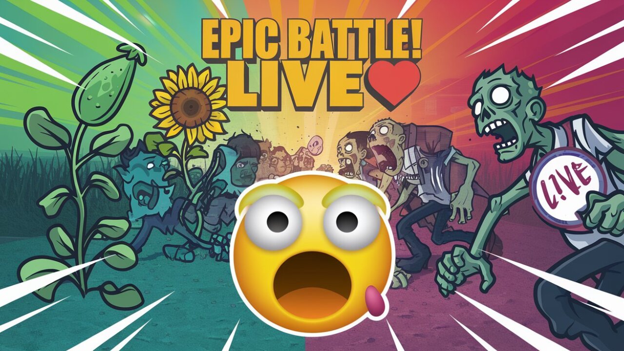 Plants vs Zombies live stream gameplay