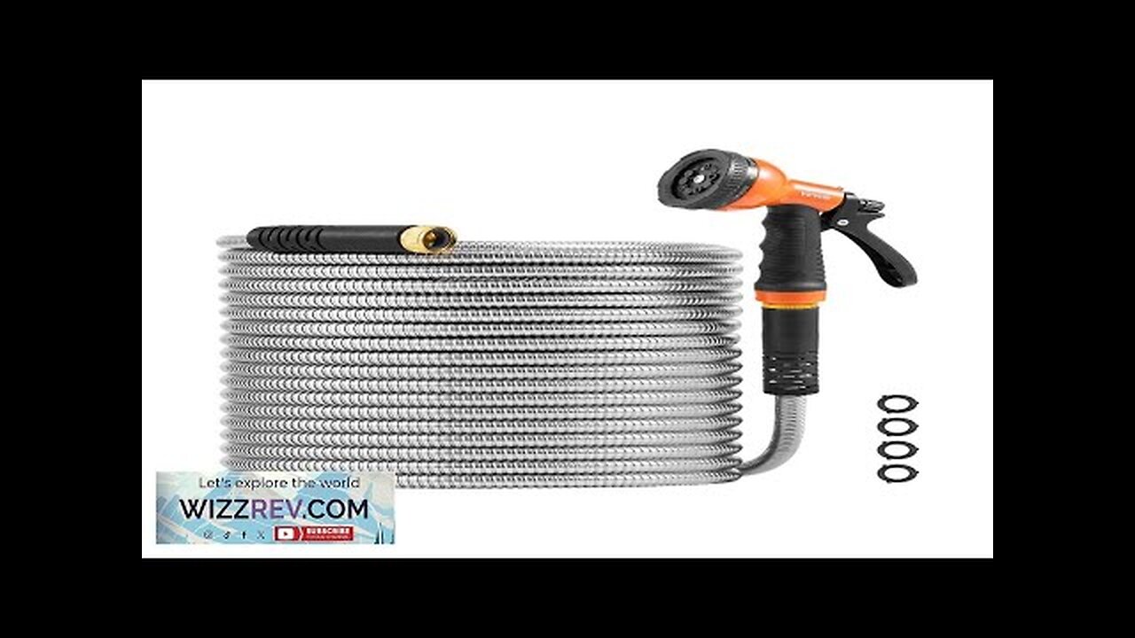 200ft Metal Garden Hose Stainless Steel Water Hose Lightweight No Kink Review