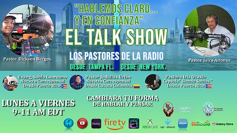 Cadena Adoracion Broadcasting Network Morning Show. Pastor Dickson Burgos Podcasting.