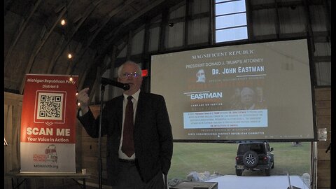 Michigan GOP District 9 Dr. John Eastman Video C September 22, 2025