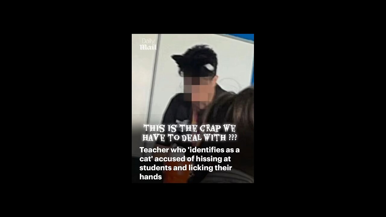 Teachers are cats and licking students … is this for real ???