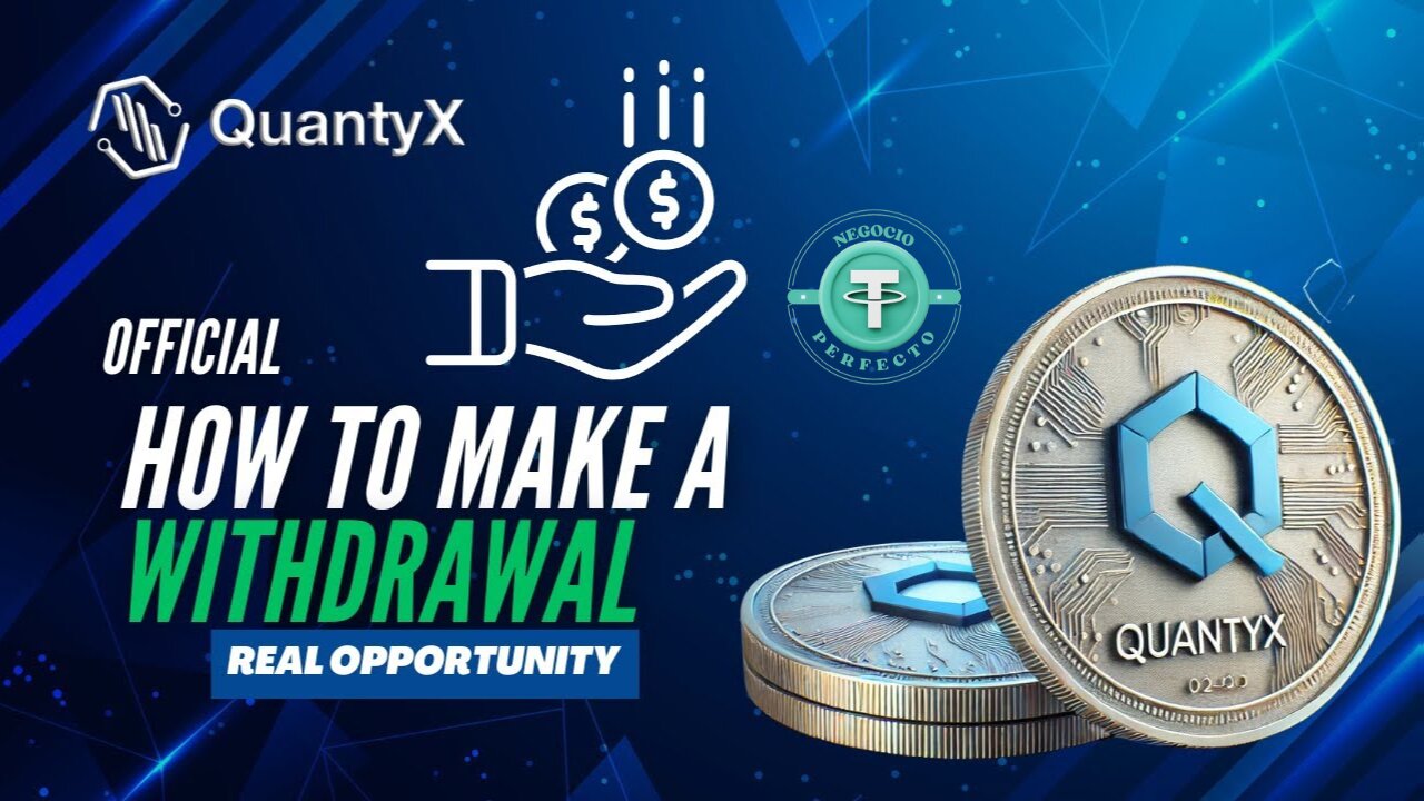QuantyX — How to make a withdrawal 💵