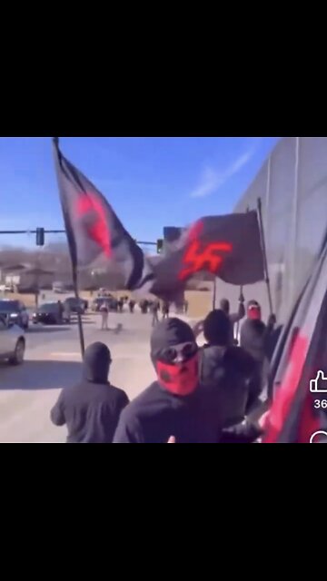 BLACK CIVILIANS CLASHES🥊🥋 📸WITH GROUP OF NEO-NAZIS🚐🧟🚩🧟‍♂️💫