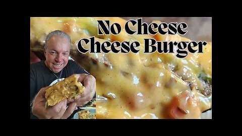 The Cheesiest Burger Ever… Without Cheese on Top!