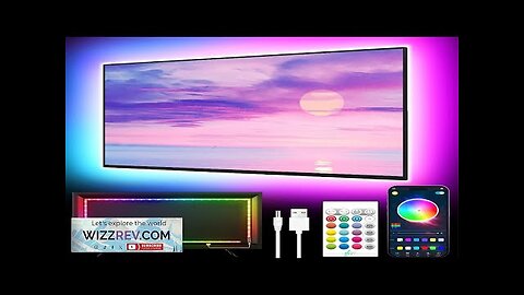 GIPOYENT TV LED Backlight Light Strip Bluetooth APP Control Music Sync RGB Review