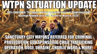 SANCTUARY CITY MAYORS, CHARLIE WARD, CHILD TRAFFICKING, DOGE, UKRAINE & MORE.