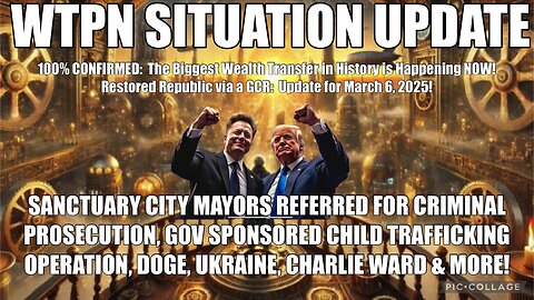 SANCTUARY CITY MAYORS, CHARLIE WARD, CHILD TRAFFICKING, DOGE, UKRAINE & MORE.