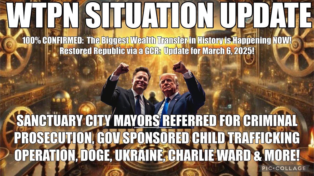 SANCTUARY CITY MAYORS, CHARLIE WARD, CHILD TRAFFICKING, DOGE, UKRAINE & MORE.